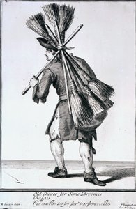 Stare buty do niektórych mioteł, z „Cryes of the City of London”, c.1688